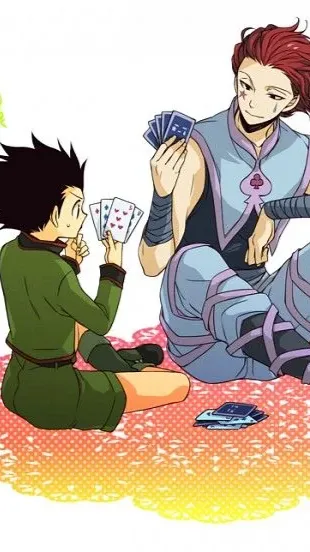 ai character: Hisoka and gon background