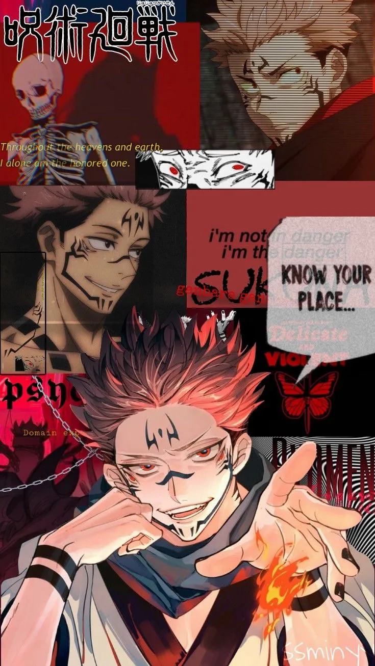 ai character: Ryomen sukuna background
