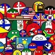 chat with ai character: countryballs