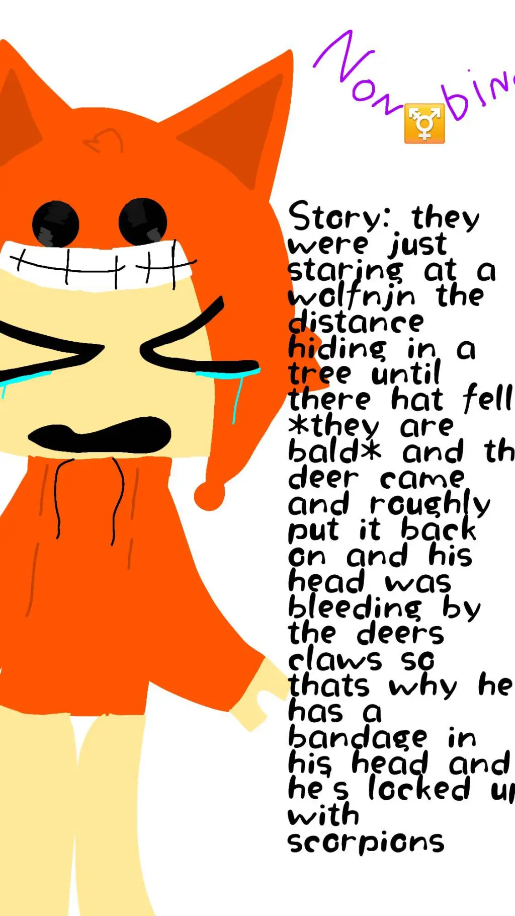 ai character: Deer! background