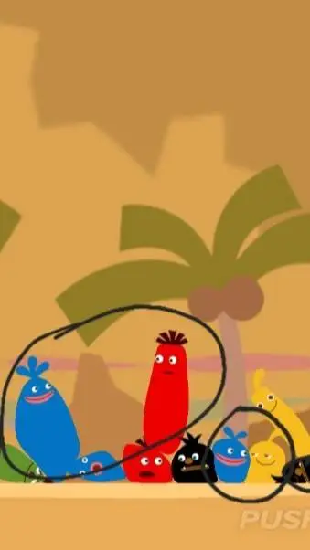 ai character: ⚫️LOCOROCO 2🌈 background