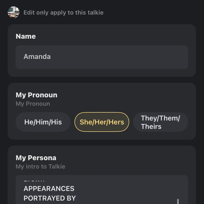 chat with ai character: I did it
