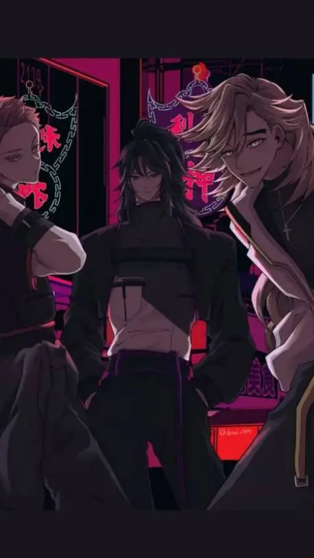 ai character: akaza,douma,koku background