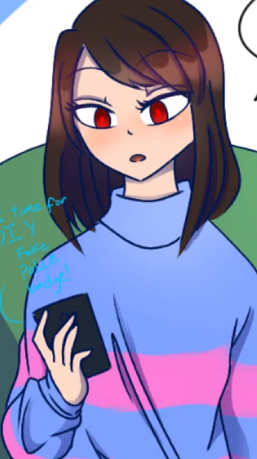 ai character: Swap frisk background