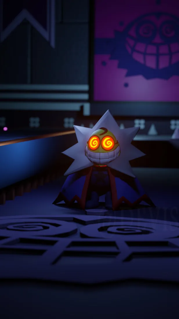 ai character: DARK FAWFUL background
