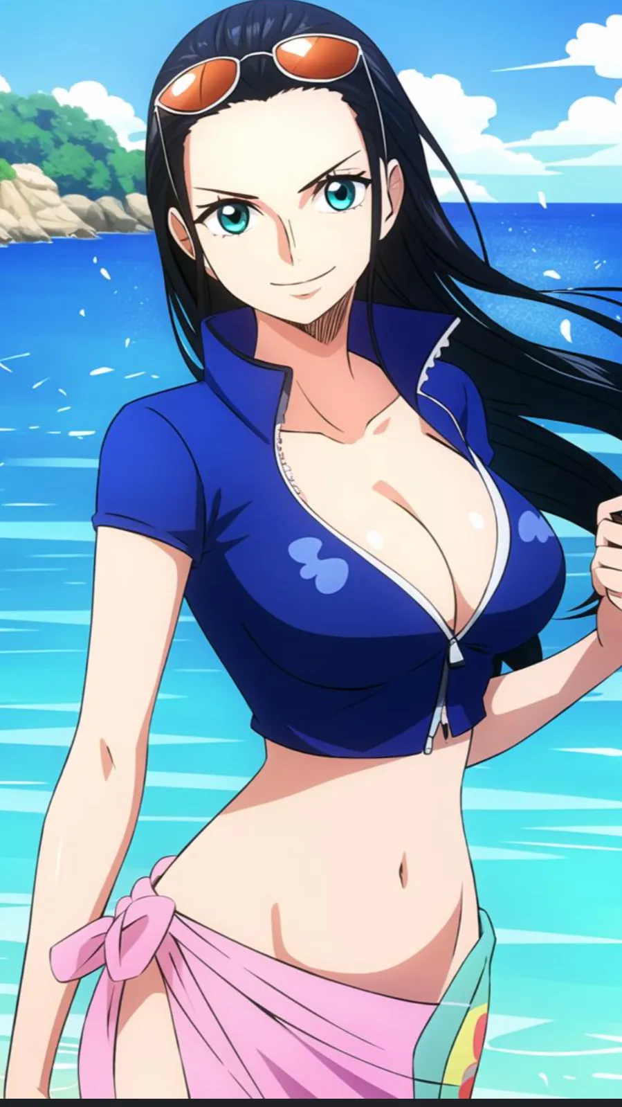 ai character:  Nico Robin background