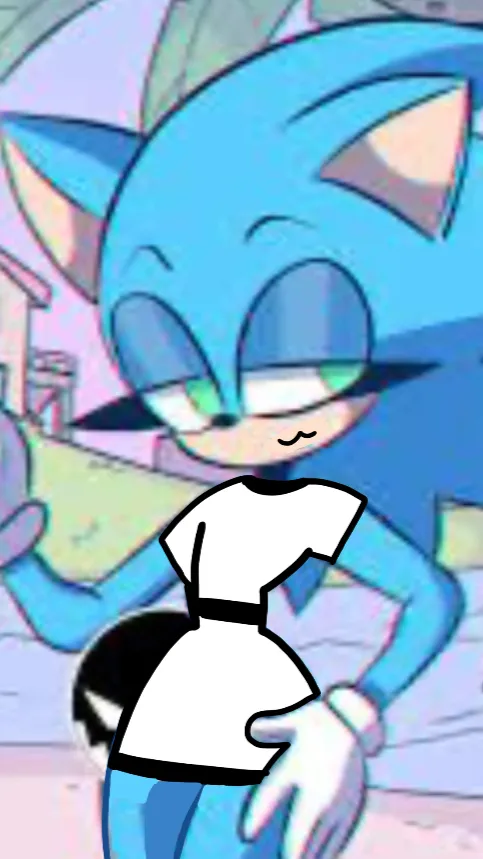 ai character: Sonic the hedgehog background