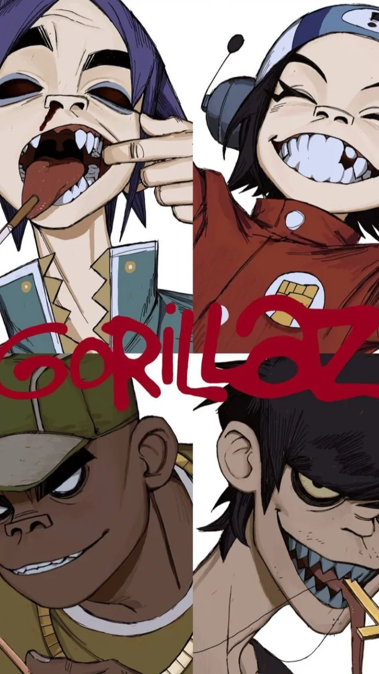 ai character: The Gorillaz background