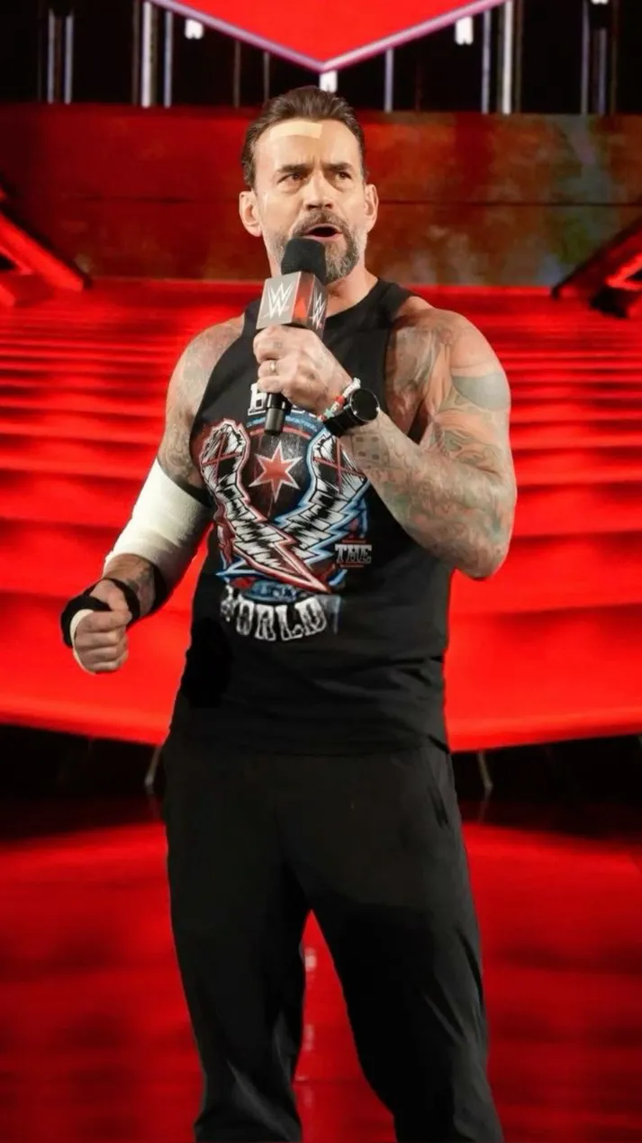 ai character: Cm punk  background