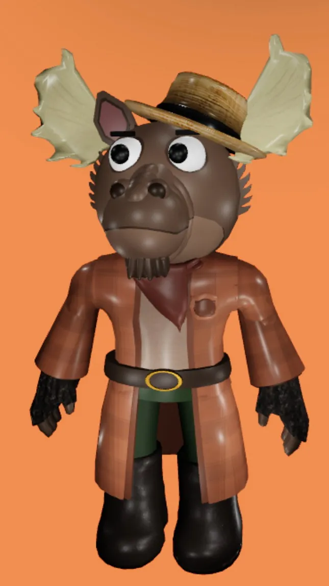 ai character: Markus moose background