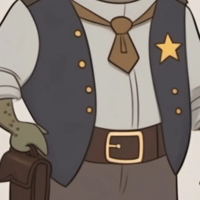 chat with ai character: Sheriff Toadster