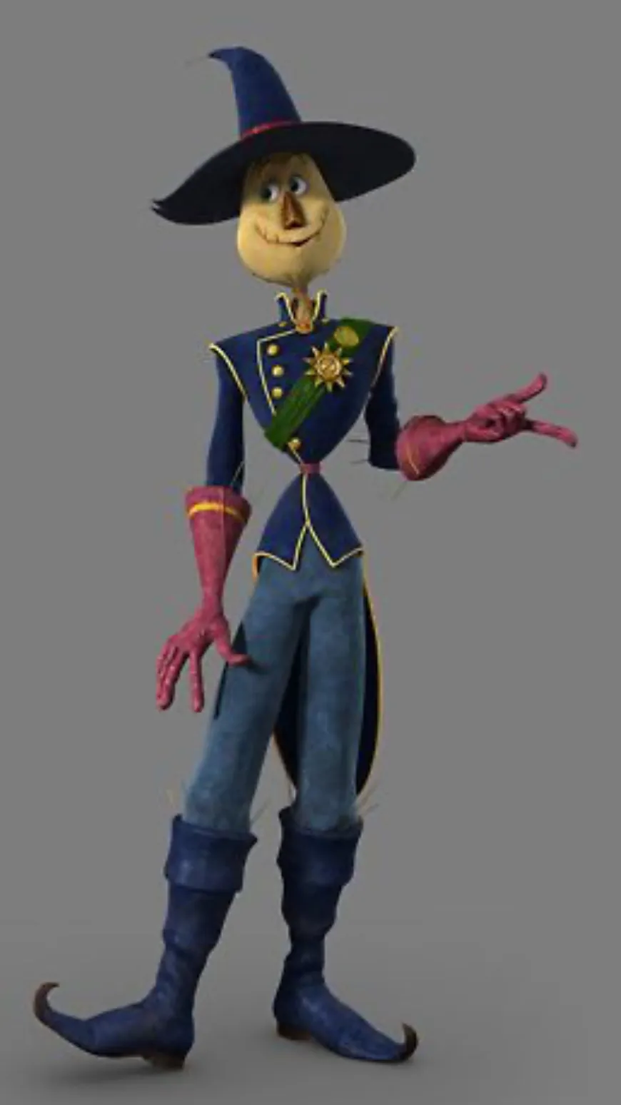 ai character: Scarecrow ( king ) background