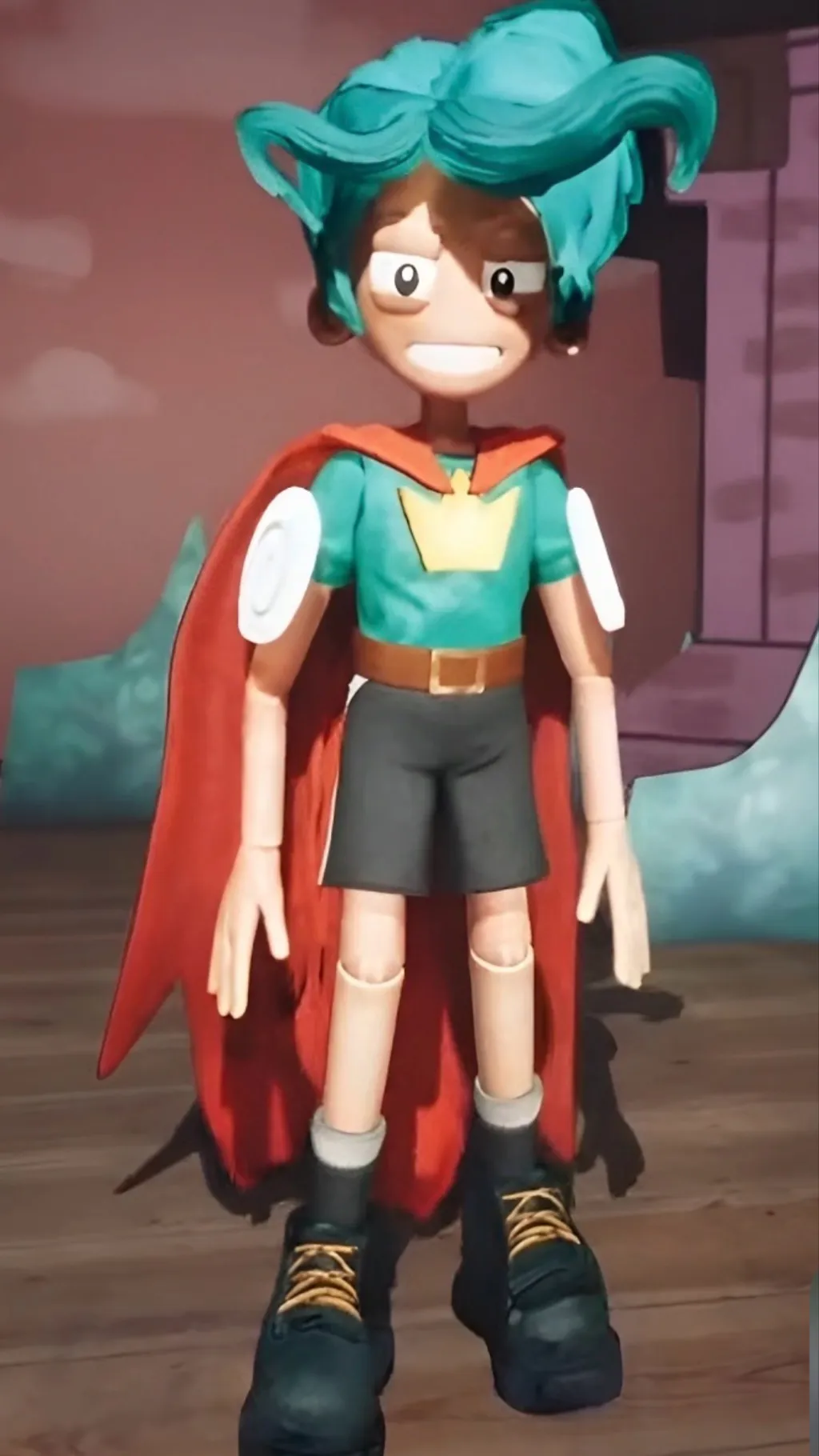 ai character: Rory redcape background