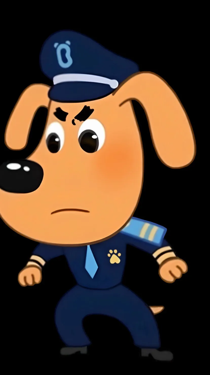 ai character: Sheriff Labrador background