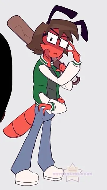 ai character: Anton The FireAnt background