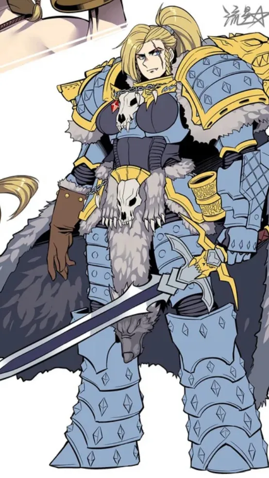 ai character: Leman russ background