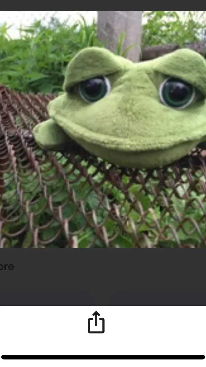 ai character: Plush Froggy background