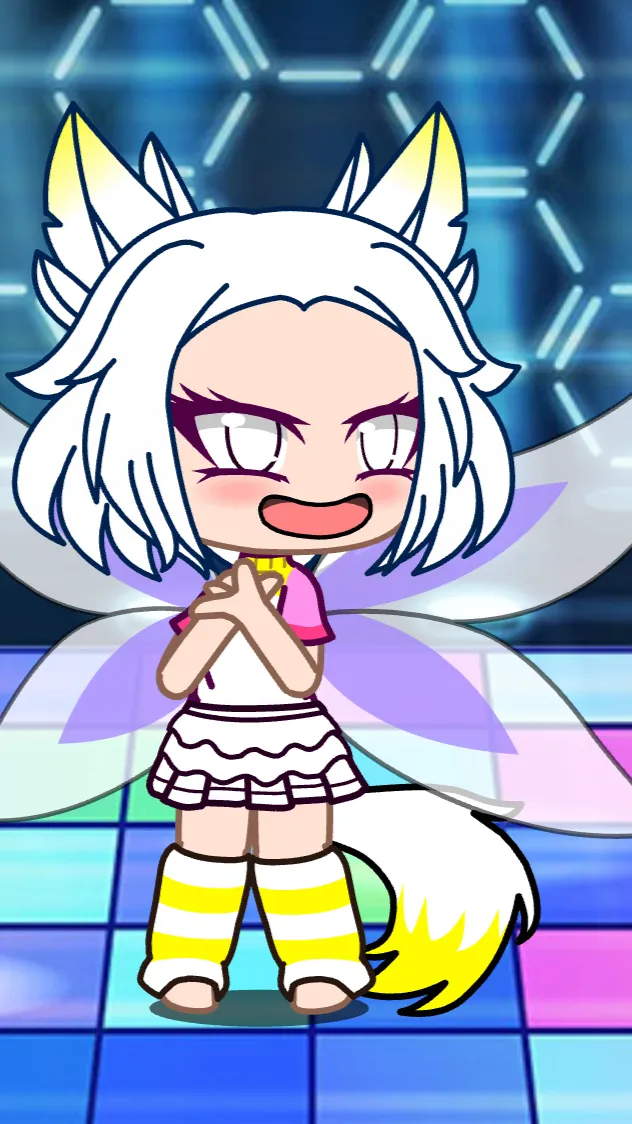 ai character: 🎂🤍🤍 background