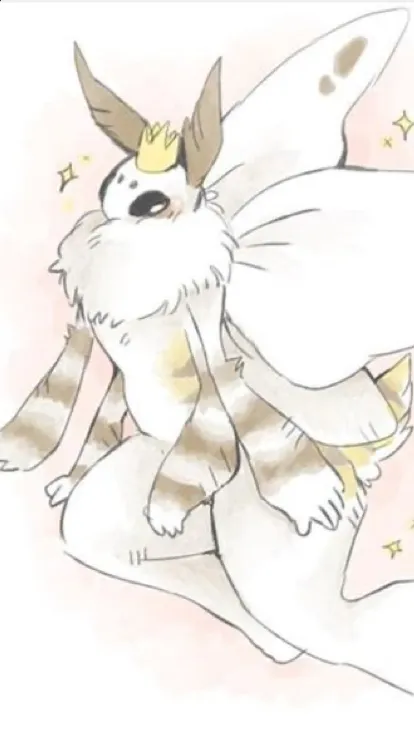 ai character: Floof ^ . ^ background