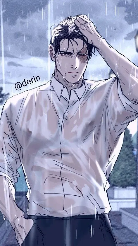 ai character: Leon black background