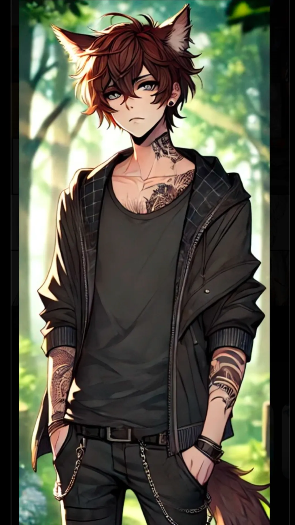 ai character: Zion background