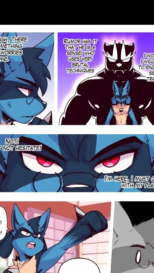 ai character: Lucario background