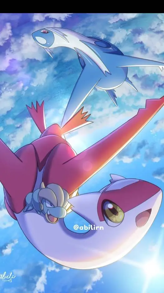 ai character: latias and latios background