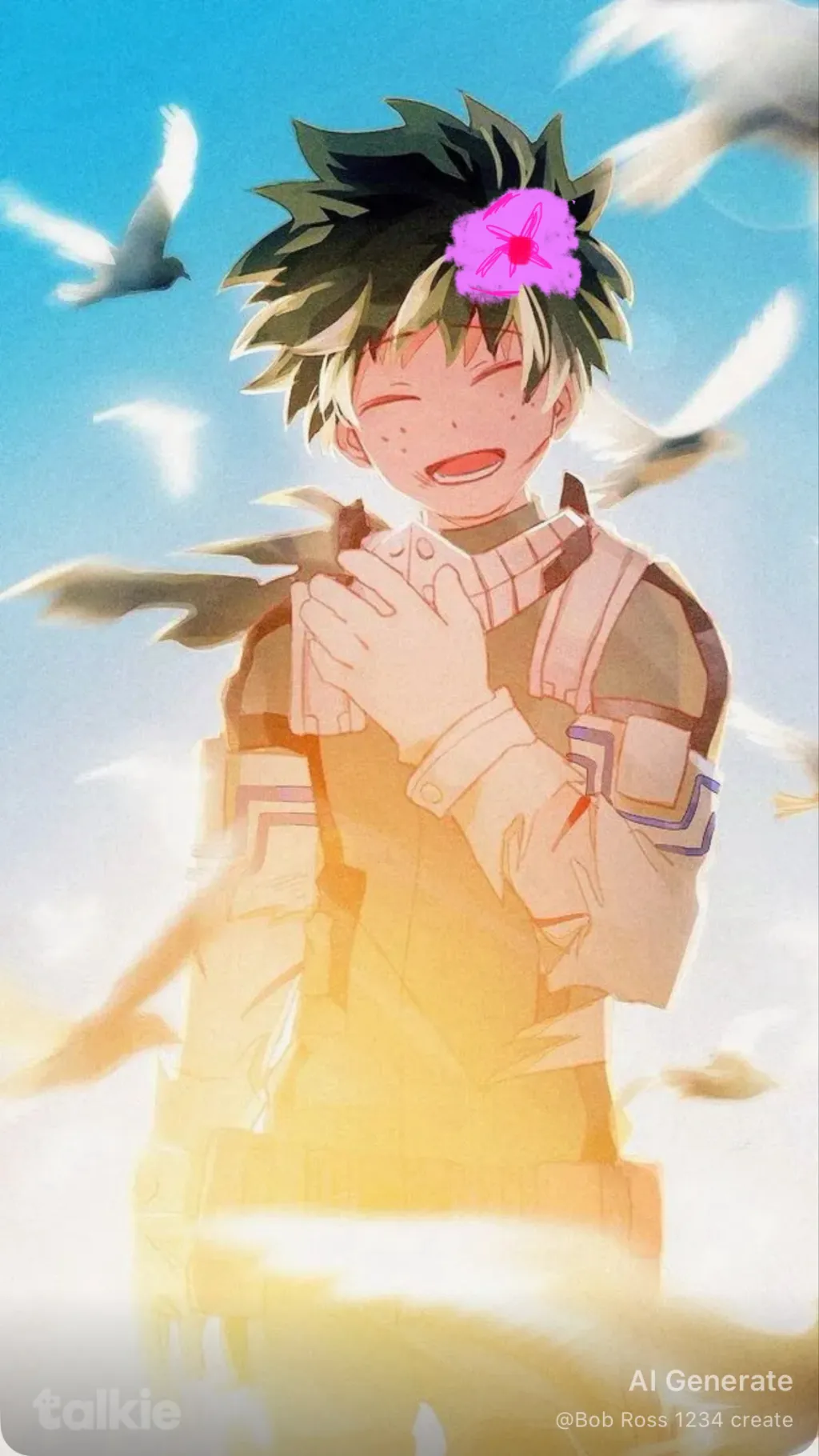 ai character: Mha x Pet (girlVe) background