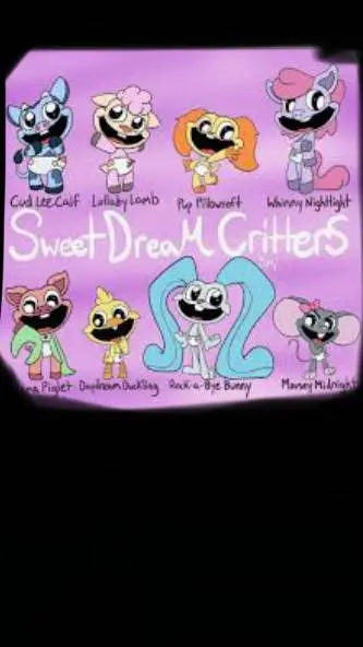 ai character: Dream critters background