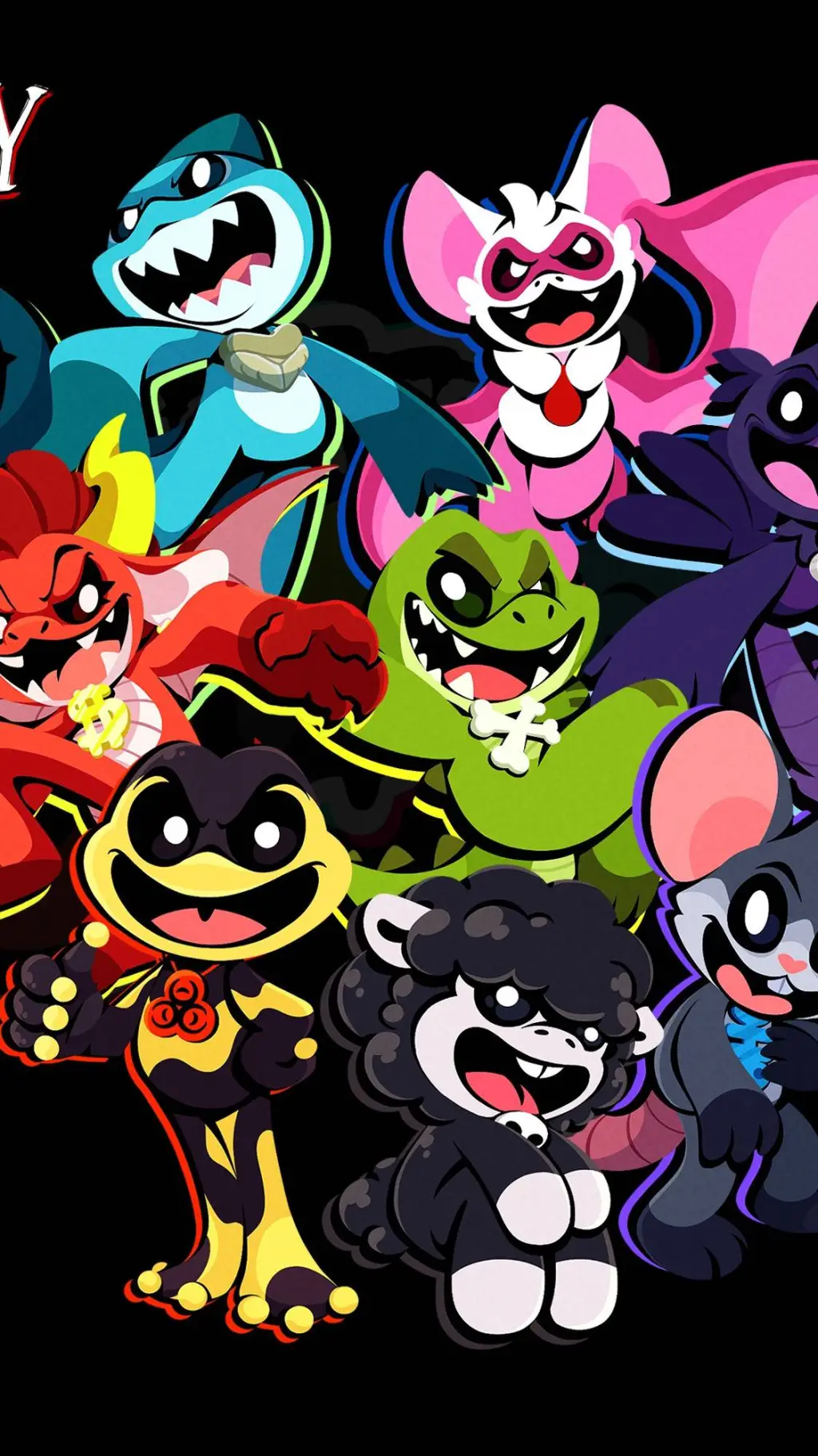 ai character: Nightmare Critters background