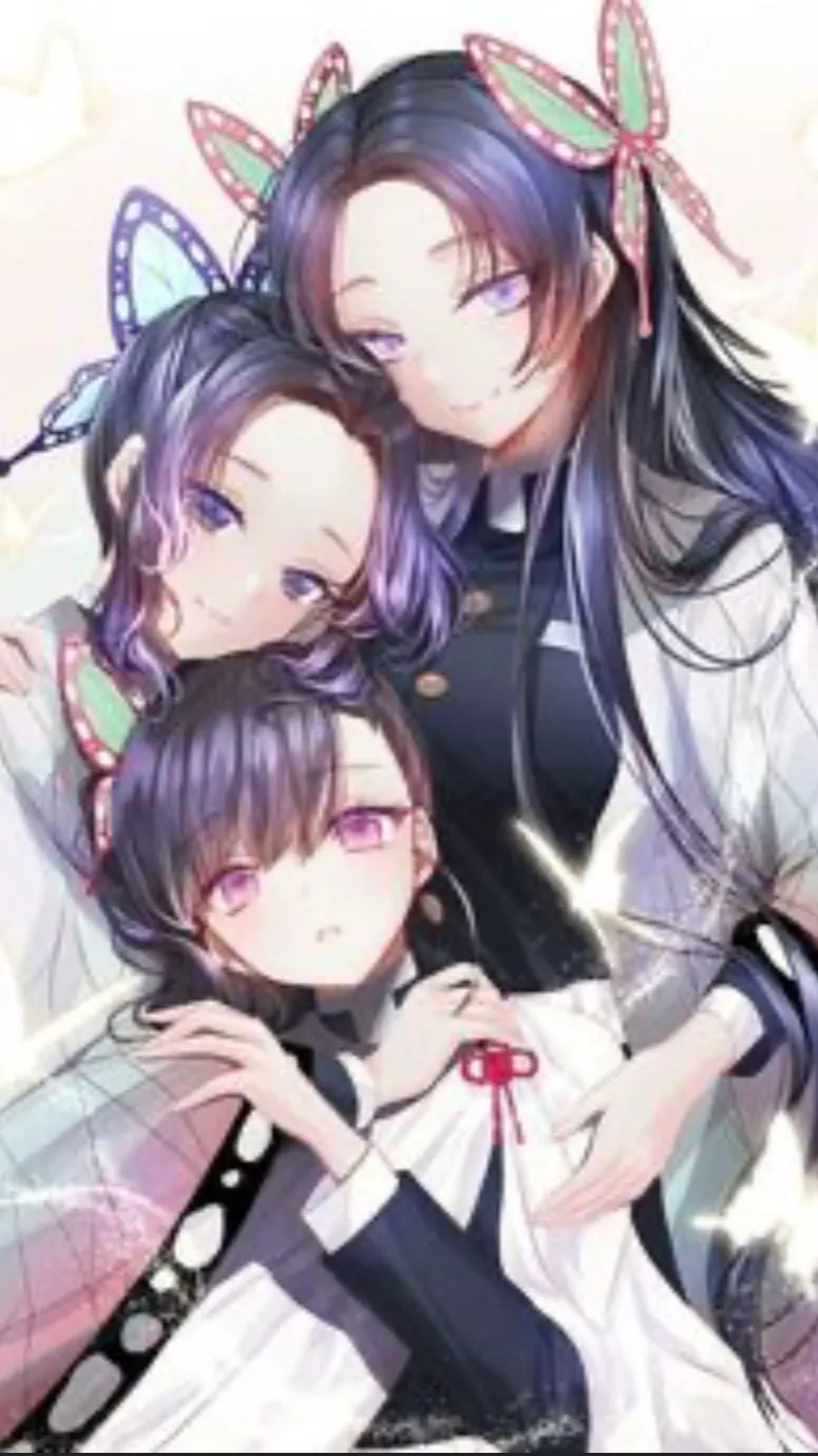 ai character: The butterfly sis  background