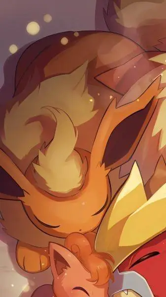 ai character: eevee evolution! background