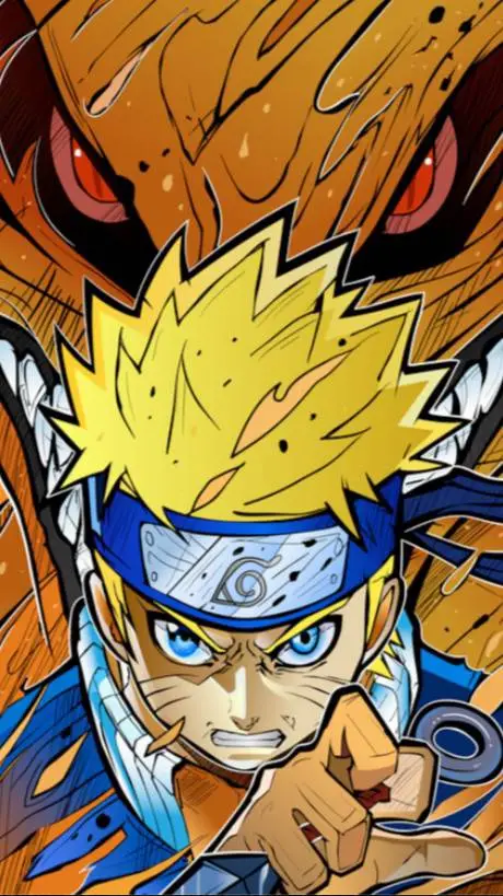 ai character: Naruto baby background