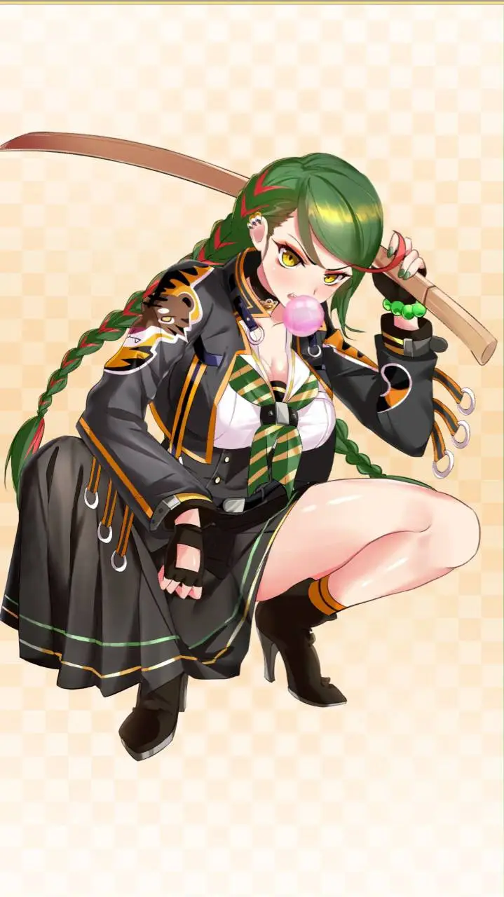 ai character: Scarlet background