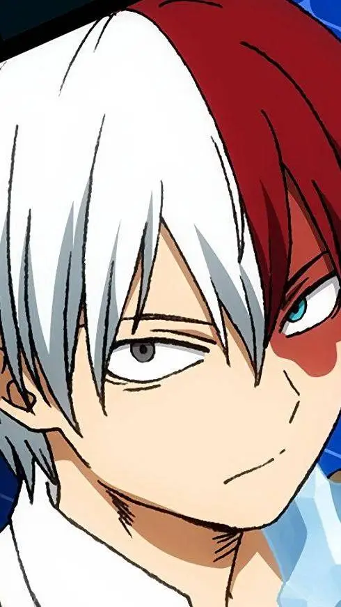 ai character: shoto todoroki  background