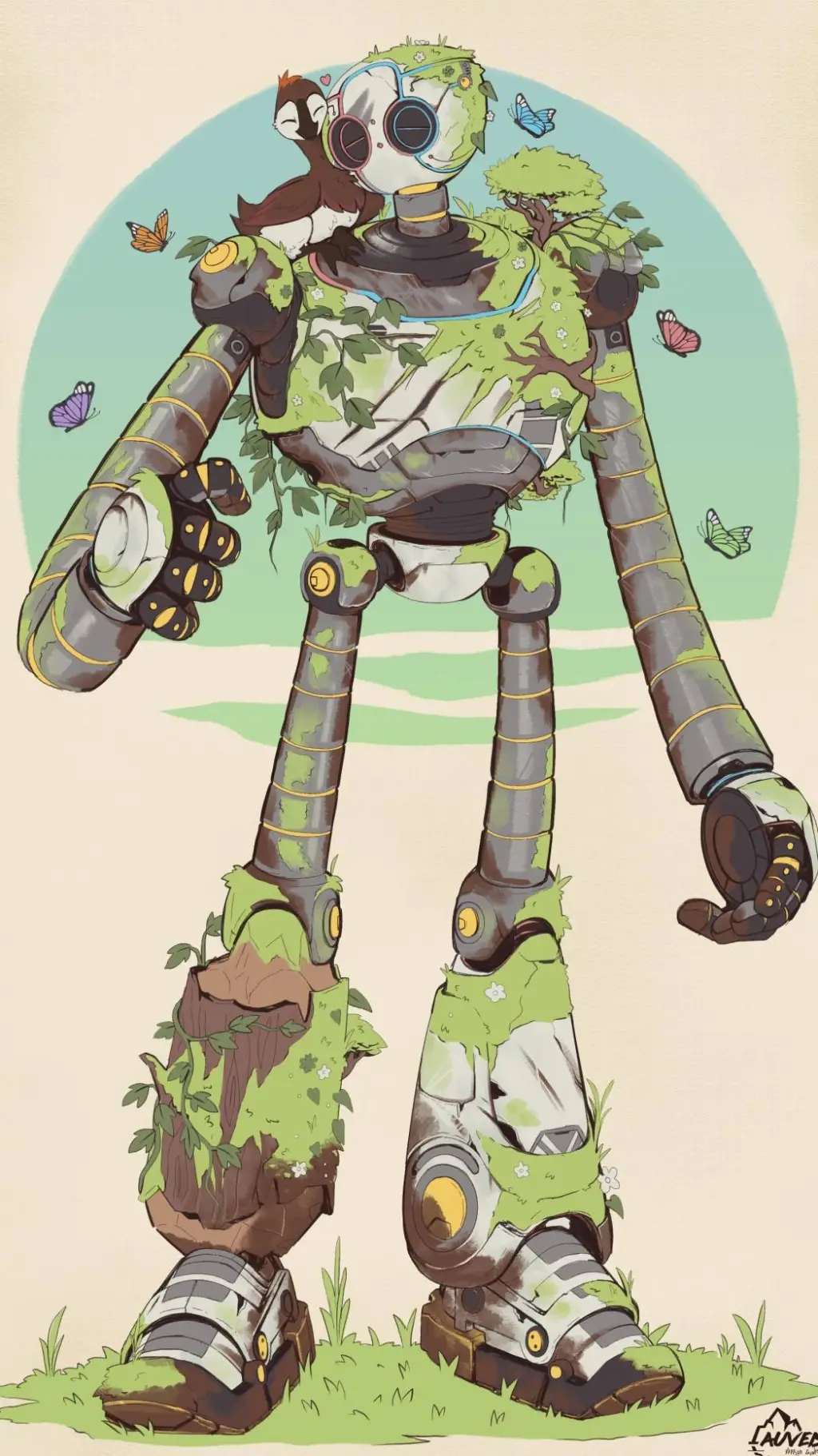ai character: Roz background