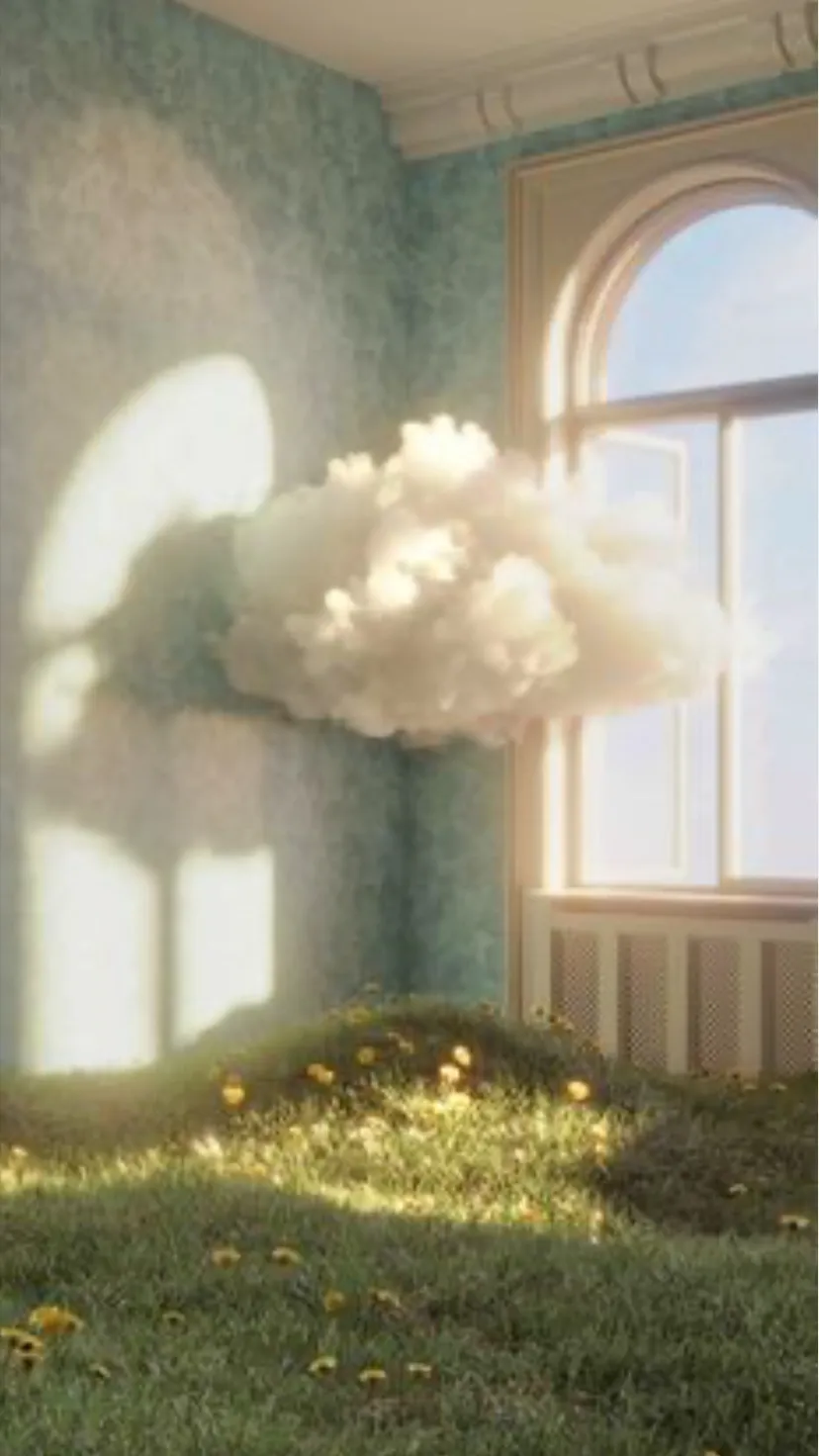ai character: ☁️dream core☁️ background