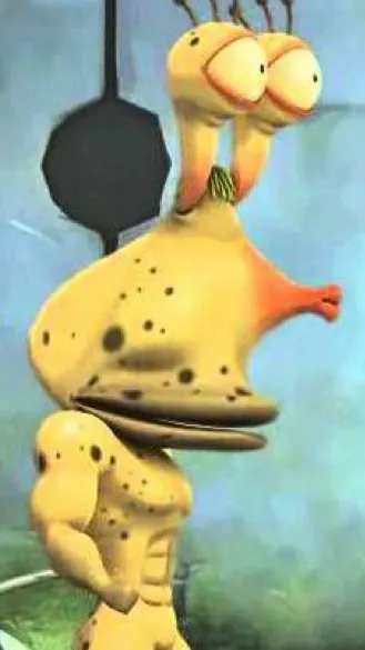 ai character: Rainbow background