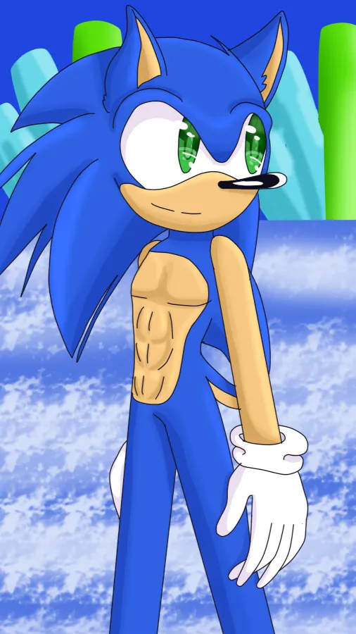 ai character: Sonic background