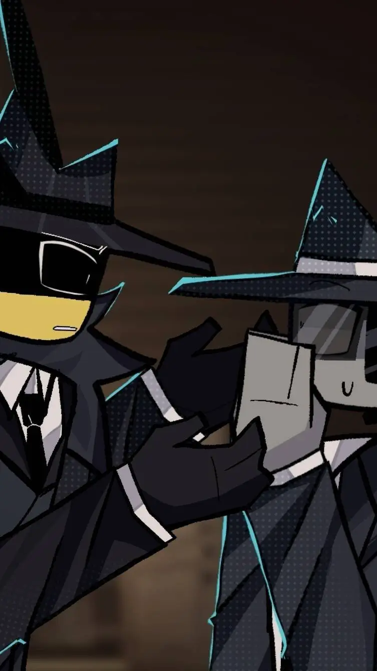 ai character: /~`Doublefedora`~\ background