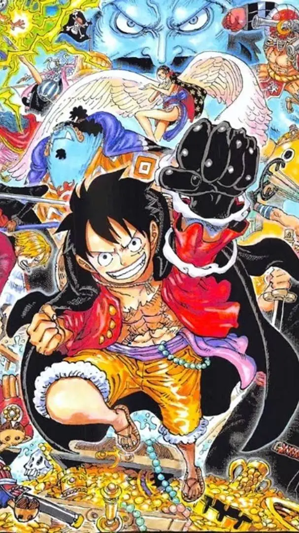 ai character: One piece  background