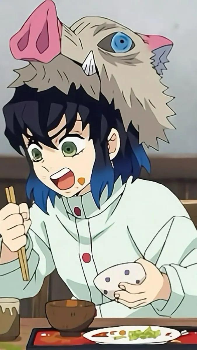 ai character: Inosuke x y/n?! background
