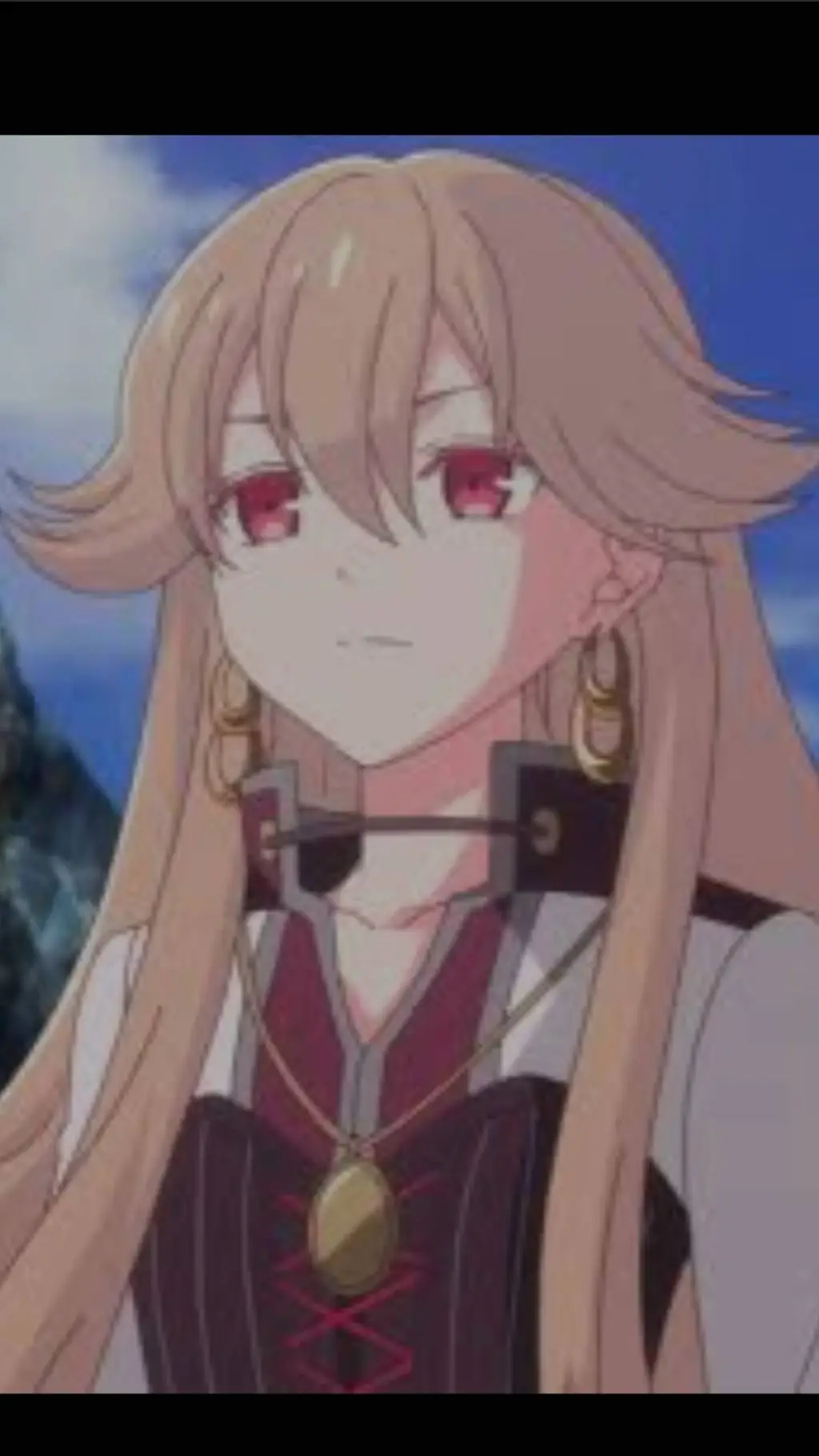 ai character: Crimson Roselia  background