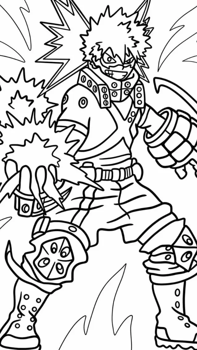 ai character: bakugo background