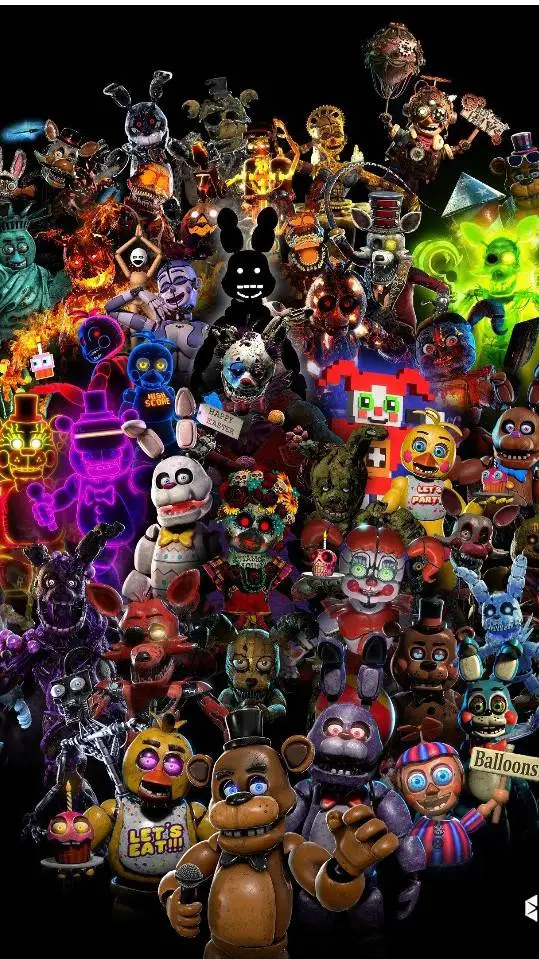 ai character: fnaf ar characters background