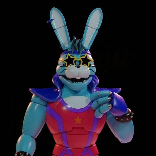 chat with ai character: glamrock bonnie