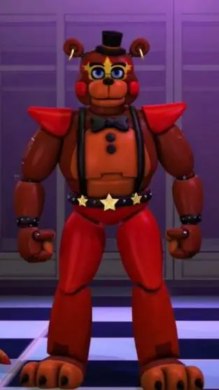 ai character: glamrock toyfreddy background