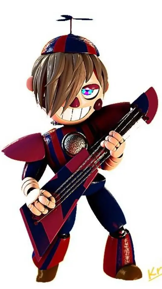 ai character: glamrock bb background