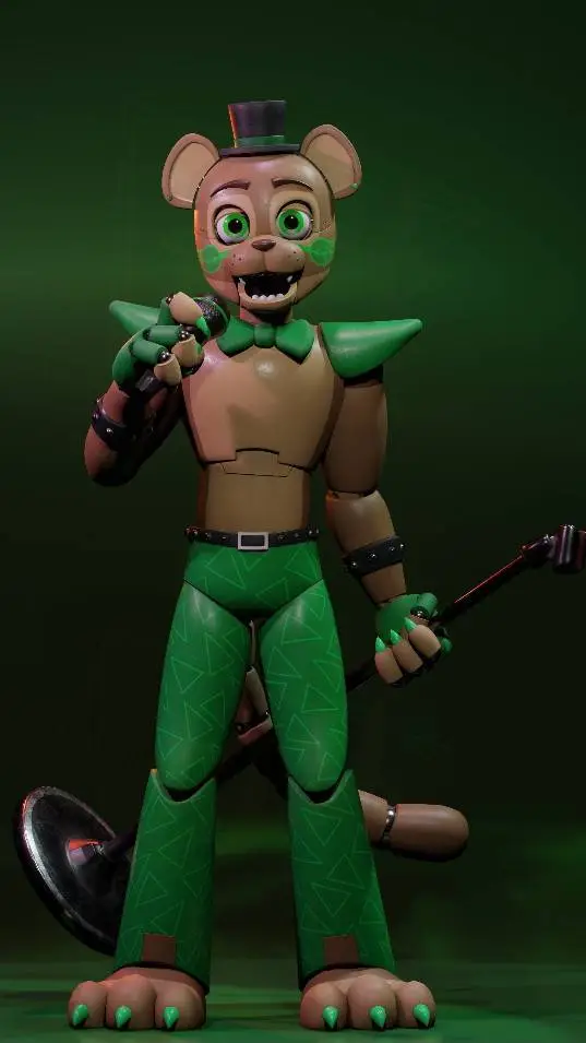 ai character: glamrock popgoes background