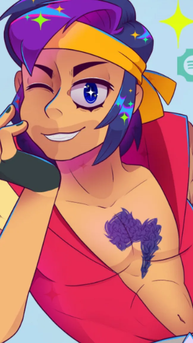 ai character: Ziggy background
